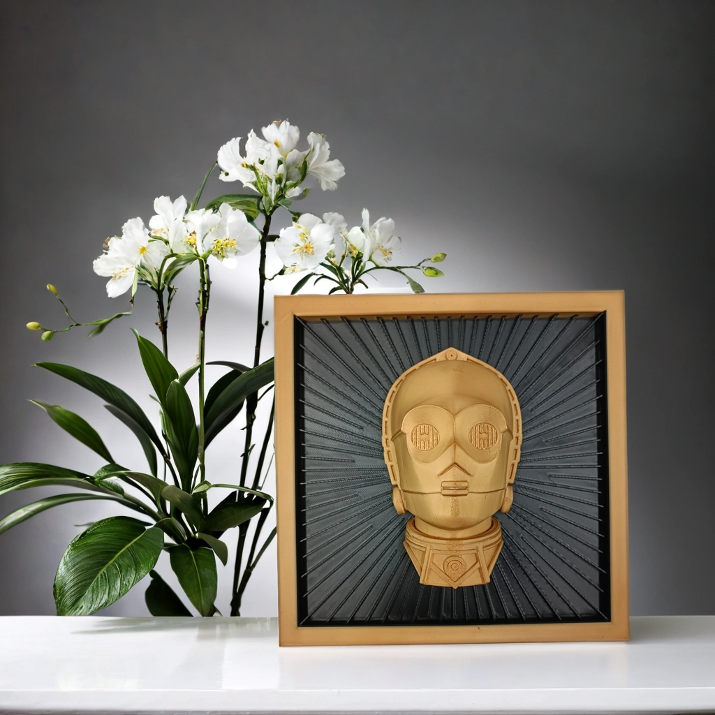 Cadre en relief - C3P0 Cadre en relief - C3P0